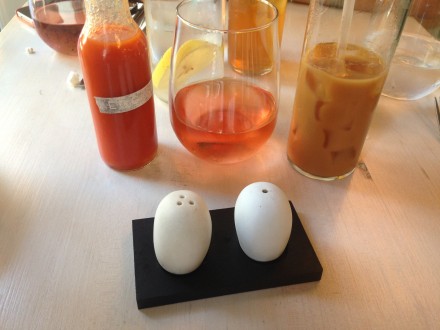 Egg Shaped salt and pepper shakers